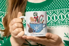 Christmas hot cocoa Png, Merry Christmas, Holiday Decor, Christmas Sublimation