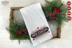 Christmas Hot Cocoa Farmhouse Sign SVG/Cut File Product Image 2