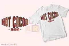 Retro Christmas Winter Hot Cocoa Season SVG PNG Product Image 2