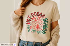 Christmas Hot Cocoa Season Hand-Drawn SVG Design Product Image 4