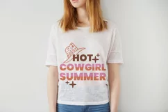 Hot Cowgirl Summer Western Quote SVG Product Image 3