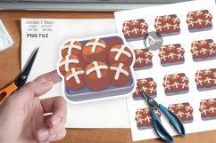 Hot Cross Buns Sticker Product Image 1