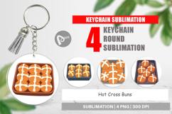 Keychain Hot Cross Buns Product Image 1