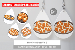 Earring Hot Cross Buns Product Image 1