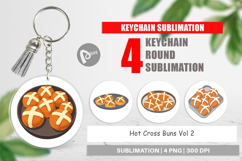 Keychain Hot Cross Buns Product Image 1