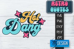 Retro Design | Retro Quotes | Quotes 80&#039;s SVG | SVG File v.1 Product Image 1