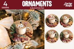hot drinks ornament sublimation