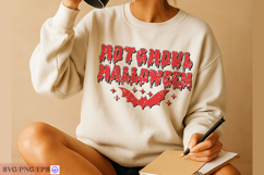 Hot Ghoul Halloween Sassy Funny Halloween Quote SVG PNG Product Image 4