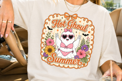 Hot Ghoul Summer PNG, Retro Halloween Sublimation Product Image 2