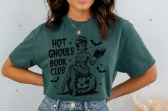 Witchy Book Club SVG PNG, Vintage Halloween Reader SVG Product Image 2