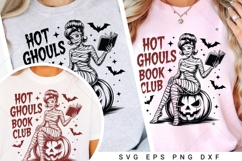 Witchy Book Club SVG PNG, Vintage Halloween Reader SVG Product Image 8