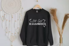 Hot Girl Halloween| Funny Trendy Halloween SVG File with Bat Product Image 2
