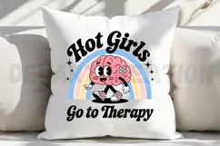 Hot Girls Go to Therapy Sublimation PNG Product Image 4