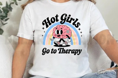Hot Girls Go to Therapy Sublimation PNG Product Image 2