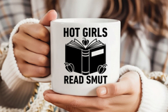 Hot Girls Read Smut SVG, Book Lover SVG, Reading SVG Product Image 3