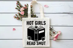 Hot Girls Read Smut SVG, Book Lover SVG, Reading SVG Product Image 4