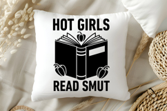 Hot Girls Read Smut SVG, Book Lover SVG, Reading SVG Product Image 5
