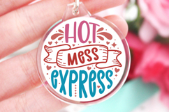Hot mess express SVG, Keychain SVG Design Product Image 1