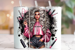 Hot Mess Tumbler, Badass Tumbler, Sarcastic Funny Tumbler Product Image 1