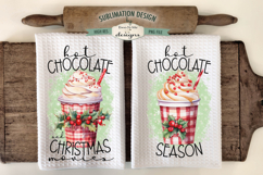 Holiday Kitchen Towel Bundle | 16 Christmas Cocoa PNG Files Product Image 4
