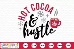Hot Cocoa & Hustle Christmas and Winter SVG Product Image 2