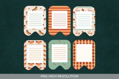 Hotdog Vintage Shaped Journaling Page Product Image 1