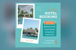 Luxury Hotel Social Media Marketing Banner Design Product Image 2