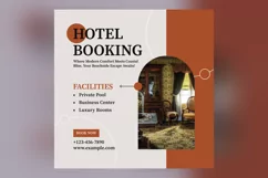Hotel Booking Social Media Marketing Banner Design Template Product Image 2