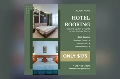 Hotel Booking Social Media Marketing Banner Design Template Product Image 2
