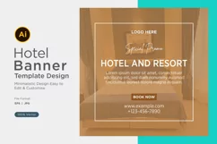 Special Promo Hotel Social Media Marketing Banner Design Product Image 1