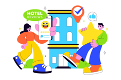 10 Hotel Reviews Illustration Product Image 4