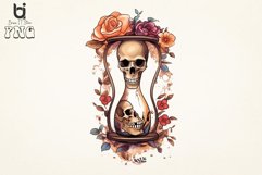 Hourglass Skull Floral Sublimation Bundle Product Image 3