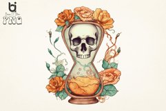 Hourglass Skull Floral Sublimation Bundle Product Image 6
