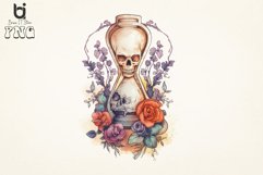 Hourglass Skull Floral Sublimation Bundle Product Image 7