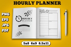 Amazon kdp hourly planner interior for kindle publisher Product Image 1