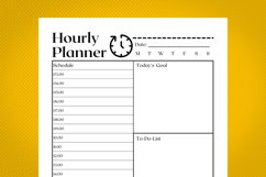 Amazon kdp hourly planner interior for kindle publisher Product Image 2