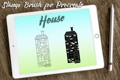 House Brush Stamps for Procreate. House Stamp Brush vol.1 Product Image 1