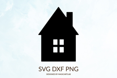 House SVG|Scandinavian House Cut File Product Image 1