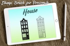 House Brush Stamps for Procreate. House Stamp Brush vol.2 Product Image 1