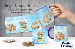 Gingerbread House Mug and Coaster Set Product Image 1