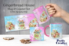 Gingerbread House Mug and Coaster Set Product Image 2