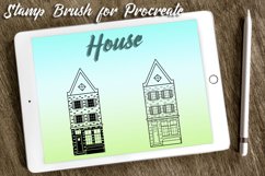 House Brush Stamps for Procreate. House Stamp Brush vol.3 Product Image 1