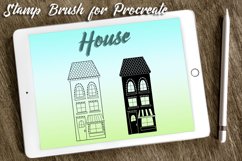 House Brush Stamps for Procreate. House Stamp Brush vol.5 Product Image 1