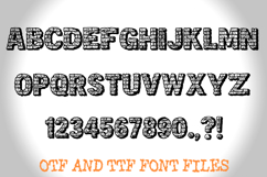 House Brick Stone Alphabet Lettering ABC Text Font OTF Product Image 2