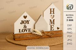 House Decor Stands Bundle Laser Cut. Standing Decor SVG Product Image 7