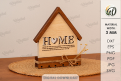 House Decor Stand Laser Cut. Standing Decor SVG Product Image 1