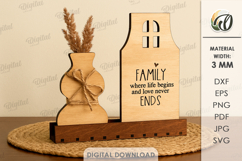 House Decor Stand Laser Cut. Standing Decor SVG Product Image 1