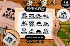 House Exterior Building Clipart Set Product Image 1