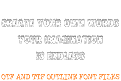 House Home Font Cartoon Brick Building Lettering ABC OTF Product Image 3