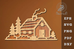House Lasercut Decoration SVG Product Image 1